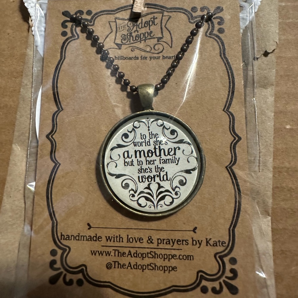 Handmade Scripture Necklace